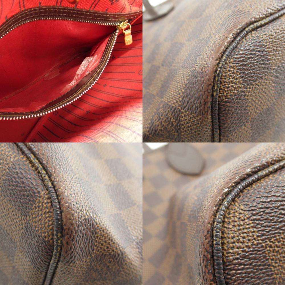 Louis Vuitton Neverfull Tote Bag Damier Canvas Brown - Picture 7 of 9